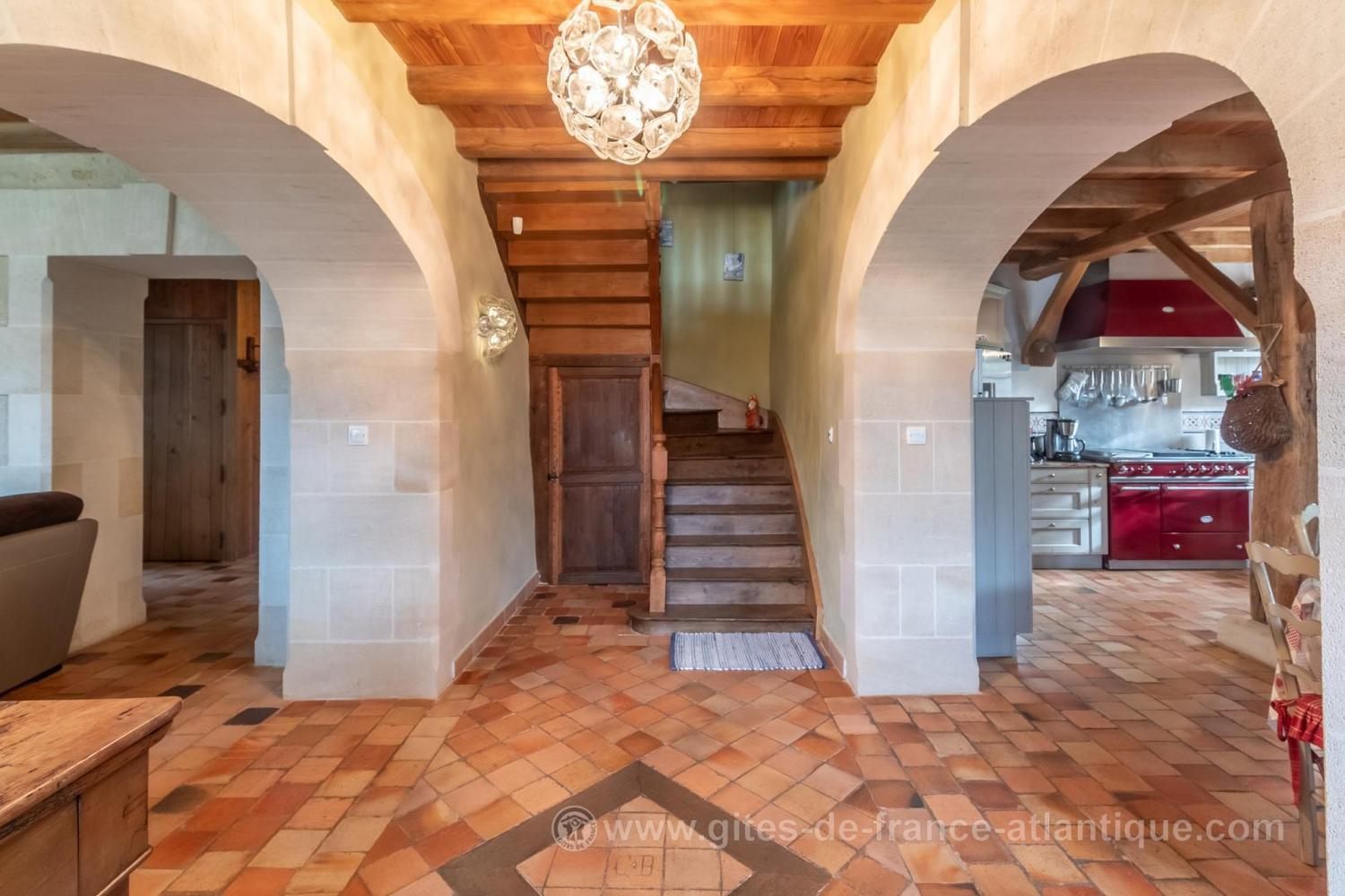 Entrée intérieure du gîte