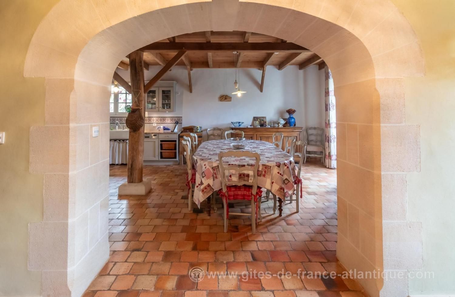 Table à manger du gîte