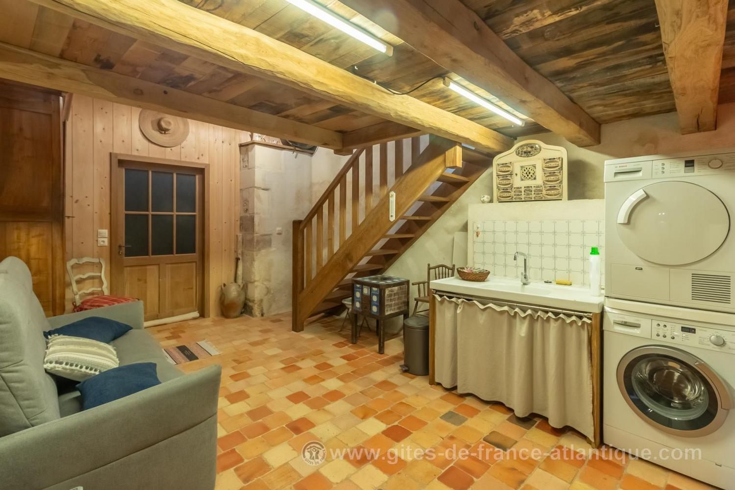 Espace buanderie du gîte